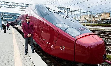 high Speed train Milan Rome