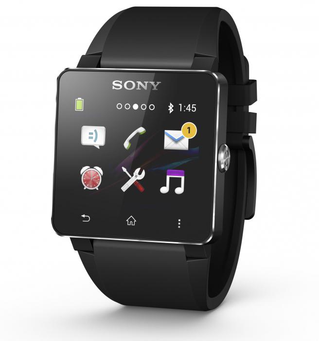 inteligente do relógio Sony SmartWatch 2