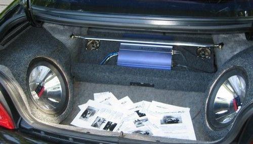 how to configure the subwoofer in the car