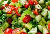 Salate mit Tomaten: Rezepte mit Foto