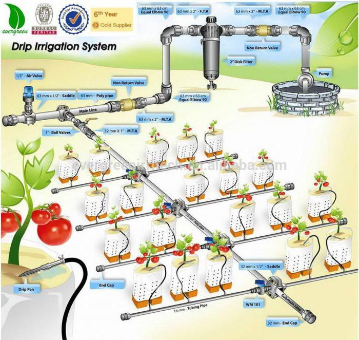drip irrigation kit greenhouse cicle