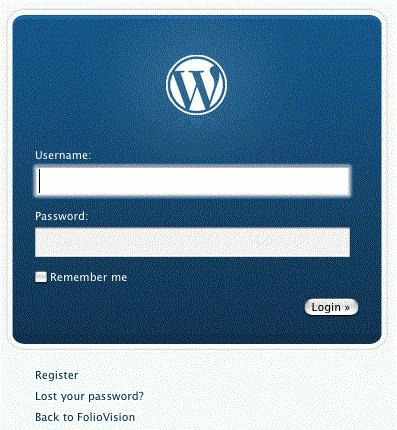 wordpress-wie gehen Sie im Admin-Bereich