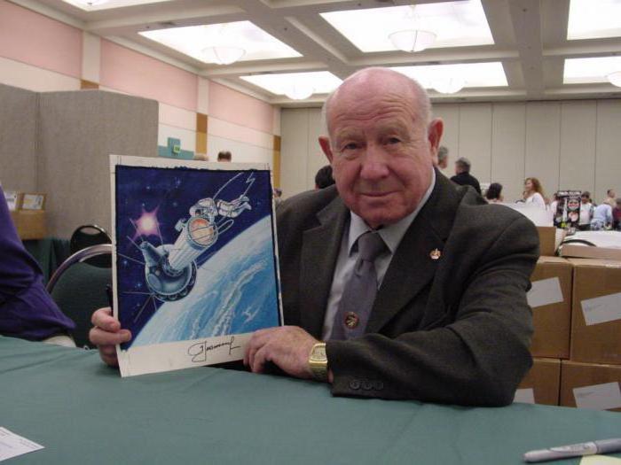 رائد الفضاء السوفياتي ليونوف الصورة