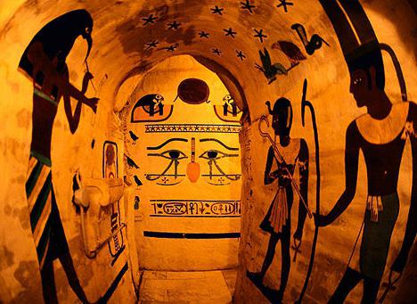 Wandmalereien des alten ägypten