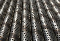 Perforated metal tube: types, description and application of