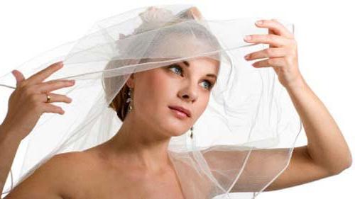 rito de aliviar o véu de noiva na festa de casamento