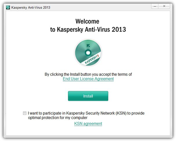सक्रिय Kaspersky 2013 के लिए नि: शुल्क