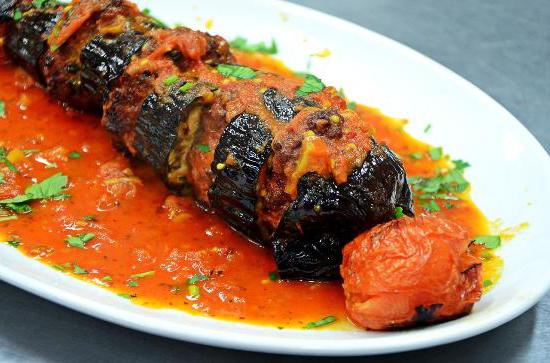 berenjenas de turco con verduras