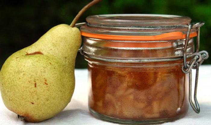 recipes clear jams from pears slices