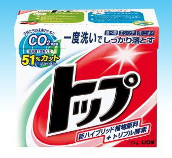 Japanese washing powders
