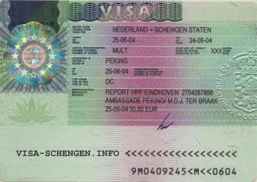 Okresy ważności wizy schengen