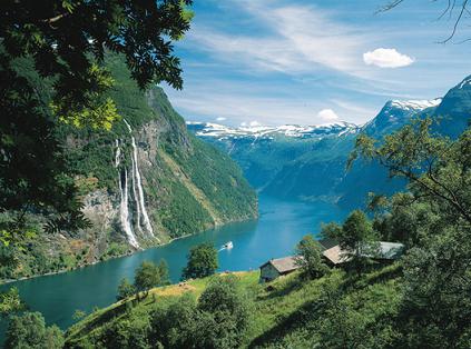 the Norwegian fjords