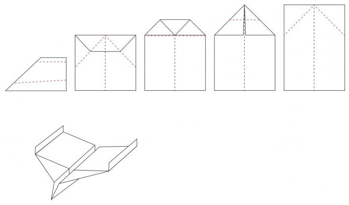 paper airplane diagrams