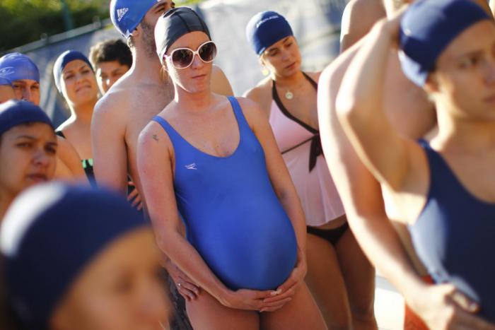 natação para grávidas uso