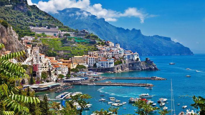 Amalfi-Küste von Italien