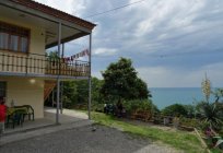A aldeia Рыбзавод, Abkhazia: férias à beira-mar no setor privado