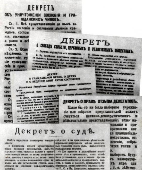 Deklaration der Rechte der Völker Russlands am 2. November 1917