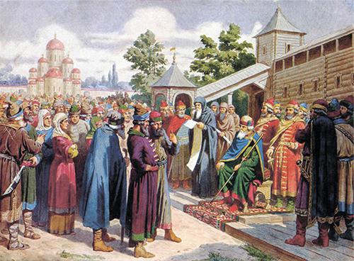 the heyday of the ancient Russian state under the rule of Yaroslav the wise