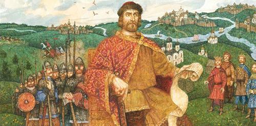 the heyday of the ancient Russian state under the rule of Yaroslav the wise briefly