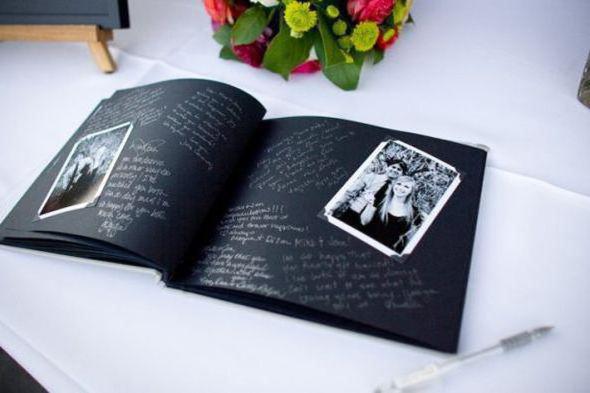 how to make a wedding book of wishes with his hands