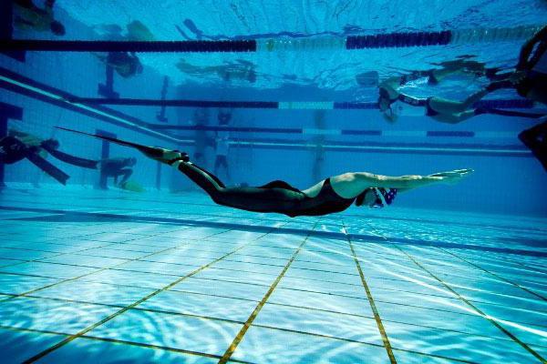 respiração livre mergulhador