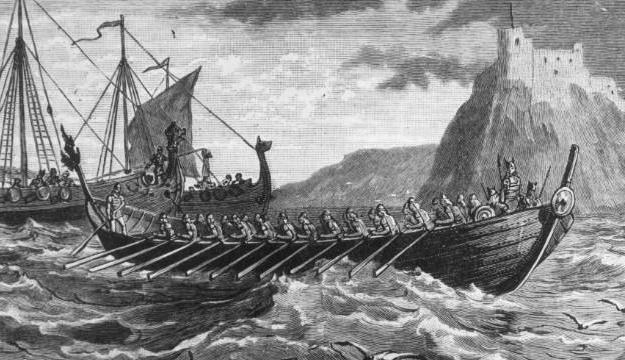 кораблі вікінгів човна та дракари
