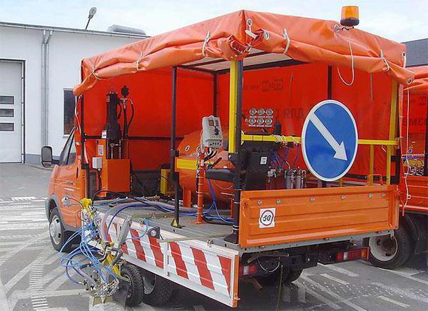 machines for road marking