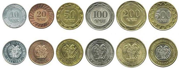 的货币单位的亚美尼亚的4个字母