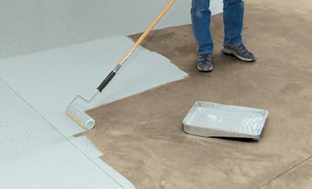 Polymer paint for concrete