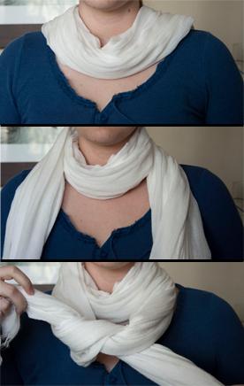 How to tie a scarf, photo 1