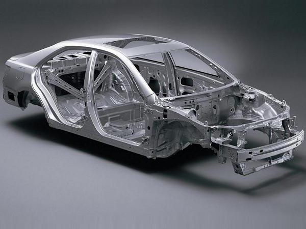 Galvanized automotive body-in-table