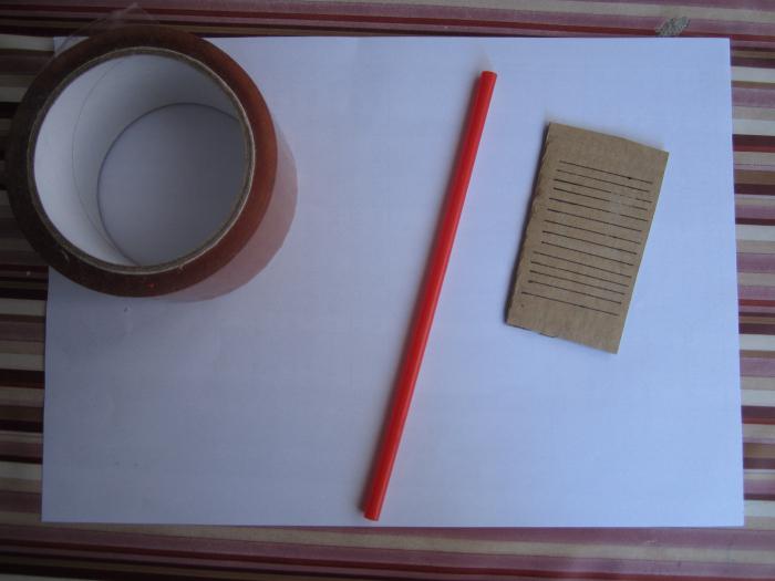 a fabricação de um termômetro de papelão