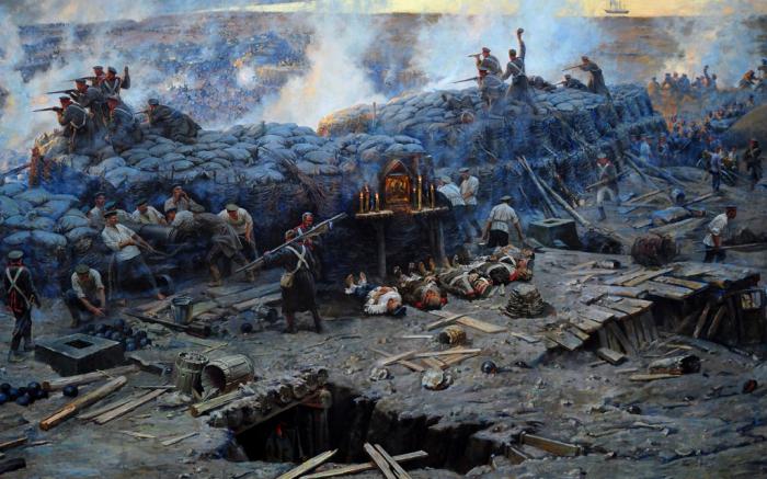 Panorama defence of Sevastopol 1854-1855