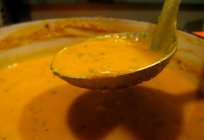 Uma sopa de abóbora com creme de leite: receitas com foto