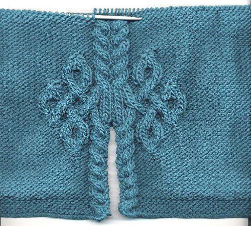 knitting needles plaits description