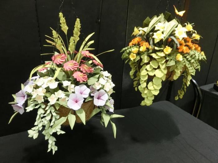 اوريغامي وحدات الرسم الزهور