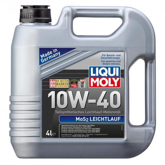 Oil LIQUI Moly 10w 40 polysynthetic reviews