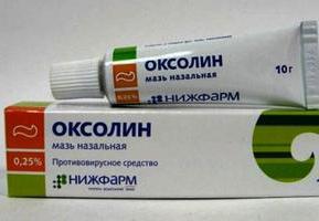 oksolina उपयोग के निर्देश मरहम