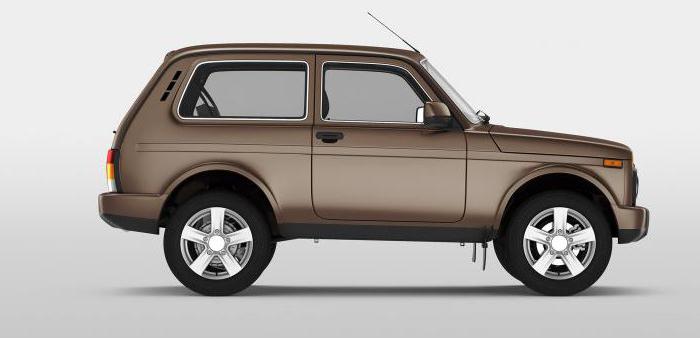 Lada 4x4 urban differs from the fields