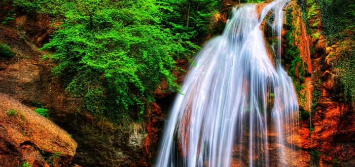 Crimea Alushta waterfall