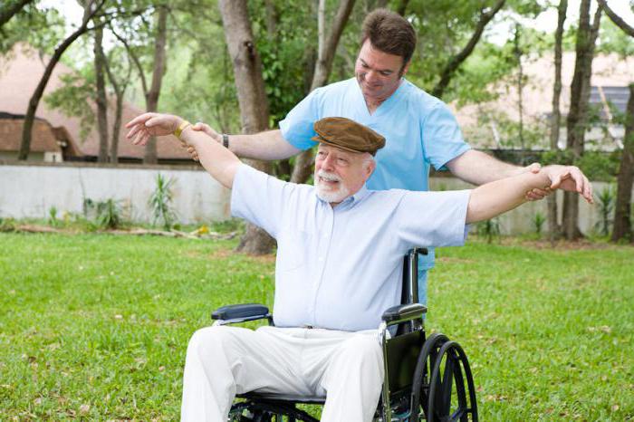 wie kann man die Behinderung лежачему Patient Rentner