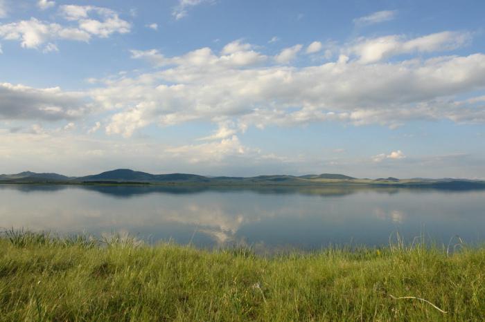 湖Itkul哈卡斯的照片