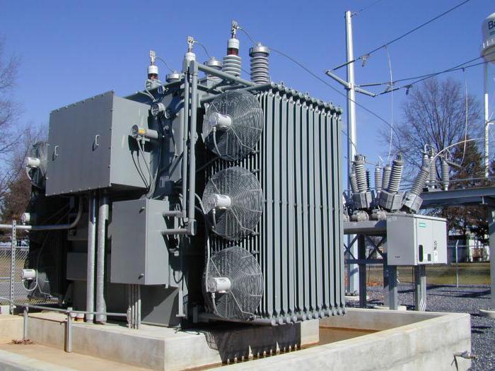 installation of the transformer substation