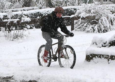 Cómo guardar la bicicleta en invierno