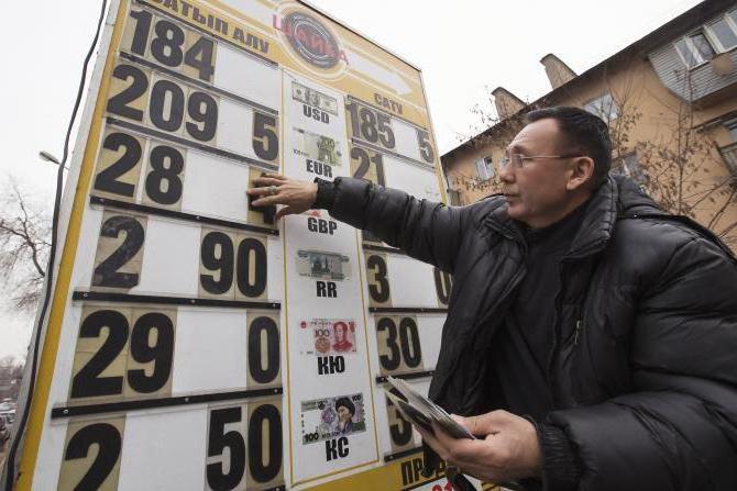 o cazaquistão se a desvalorização tenge