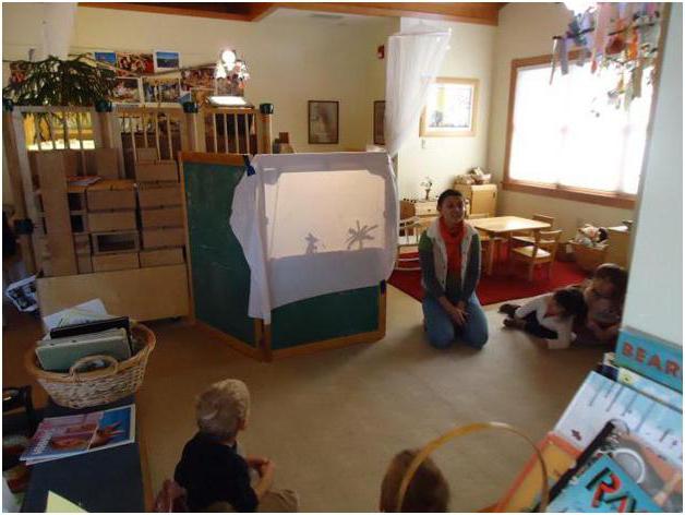 shadow theatre in the gardens