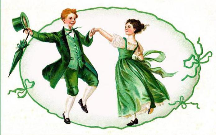 dança irlandesa incrível padrão de movimentos