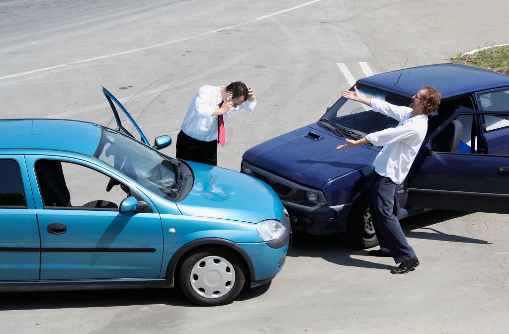 Vorgehensweise bei Verkehrsunfällen