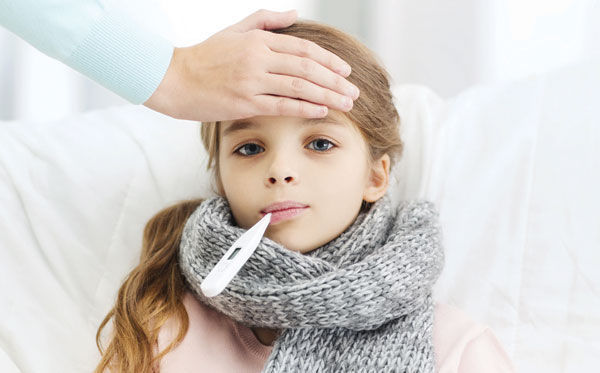 o resfriado comum a criança