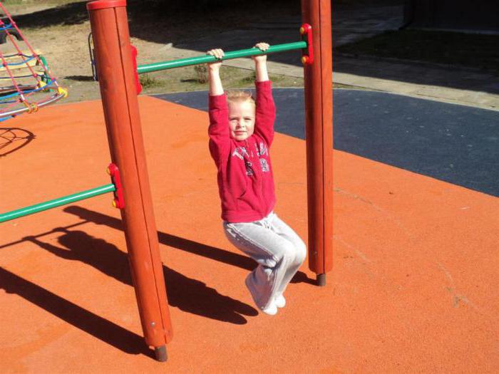 How to teach a child to catch up on the bar?